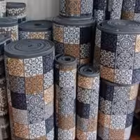 کناره گلیم ماشینی کاشان طرح چهل تیکه دودی سایز2در1،5(هزینه ارسال باخریداروپس کرایه میباشد)