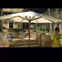 چتر باغی سایه بان چوبی قطر سه متری پایه وسط ارسال پس کرایه