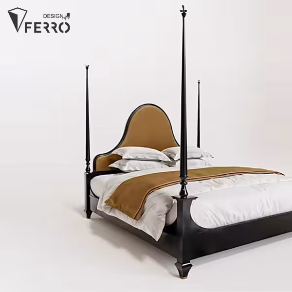 تخت خواب دو نفره مدل روما