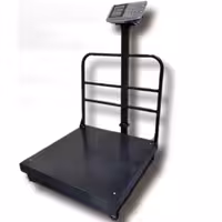 ترازو باسکول 400کیلویی گارددار تاشو کیبورد استیل