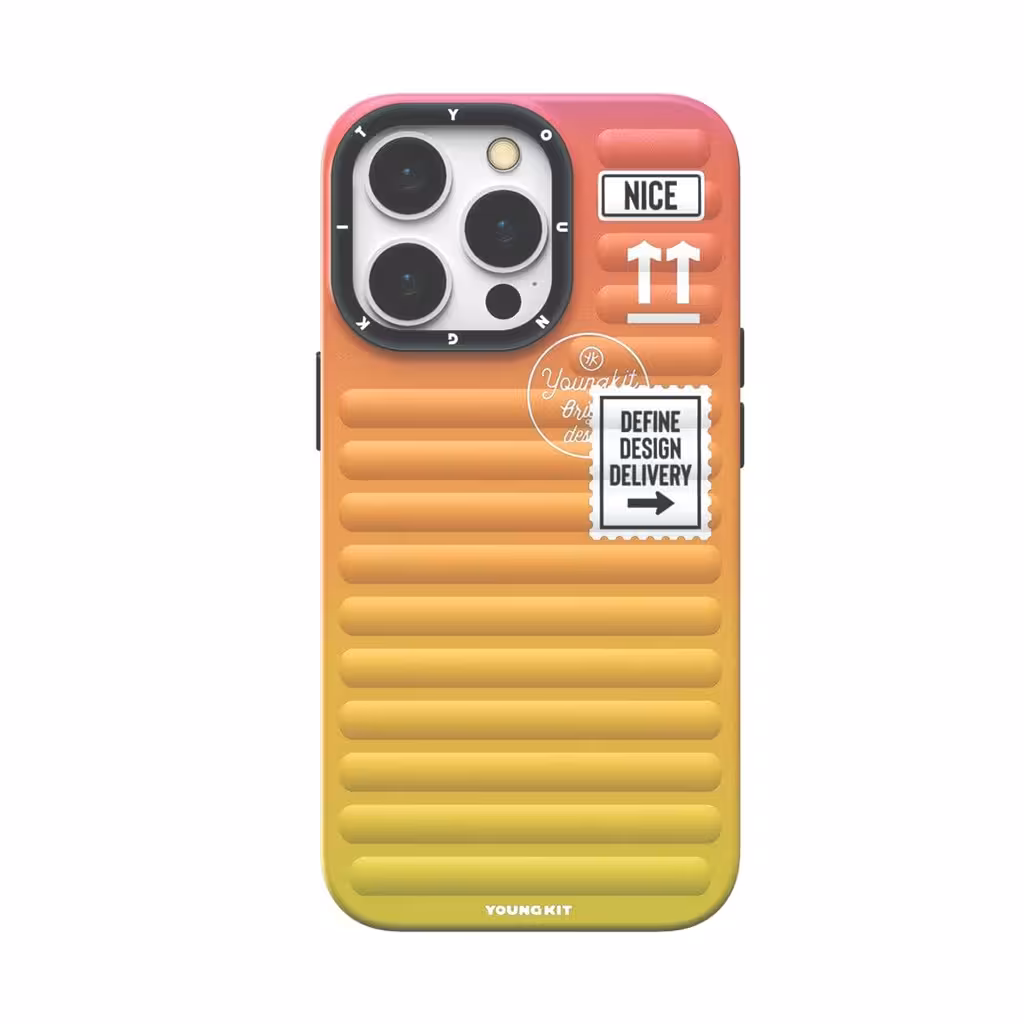 کاور سکرت کالر نارنجی یانگ کیت مدل Orange Secret Color مناسب آیفون 15 پرومکس اپل iPhone 15 Pro Max