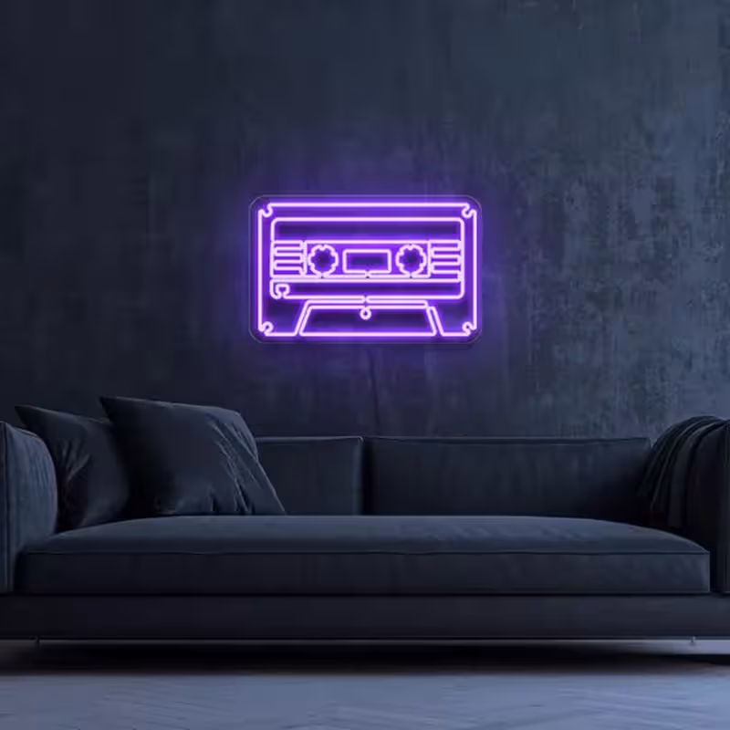 تابلو نئون موسیقی کد MUSIC004