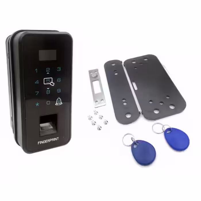 دستگاه اکسس کنترل اثر انگشت و RFID 13.56MHZ لمسی مدل B4 در حد نو