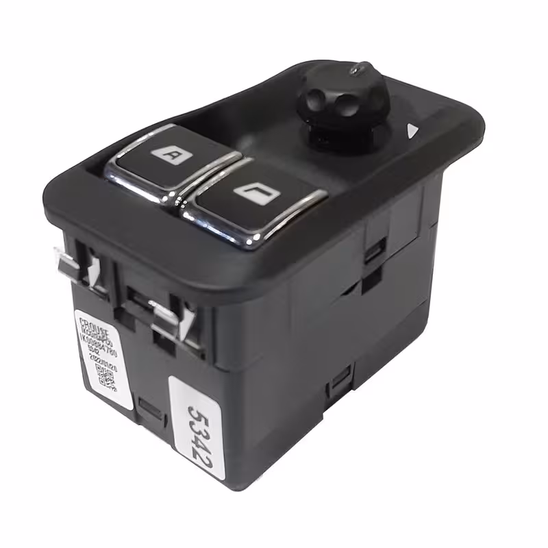 کلید شیشه بالابر جلو و تنظیم آینه کروز کد CR332116 مناسب برای رانا پلاس | کالا مکس