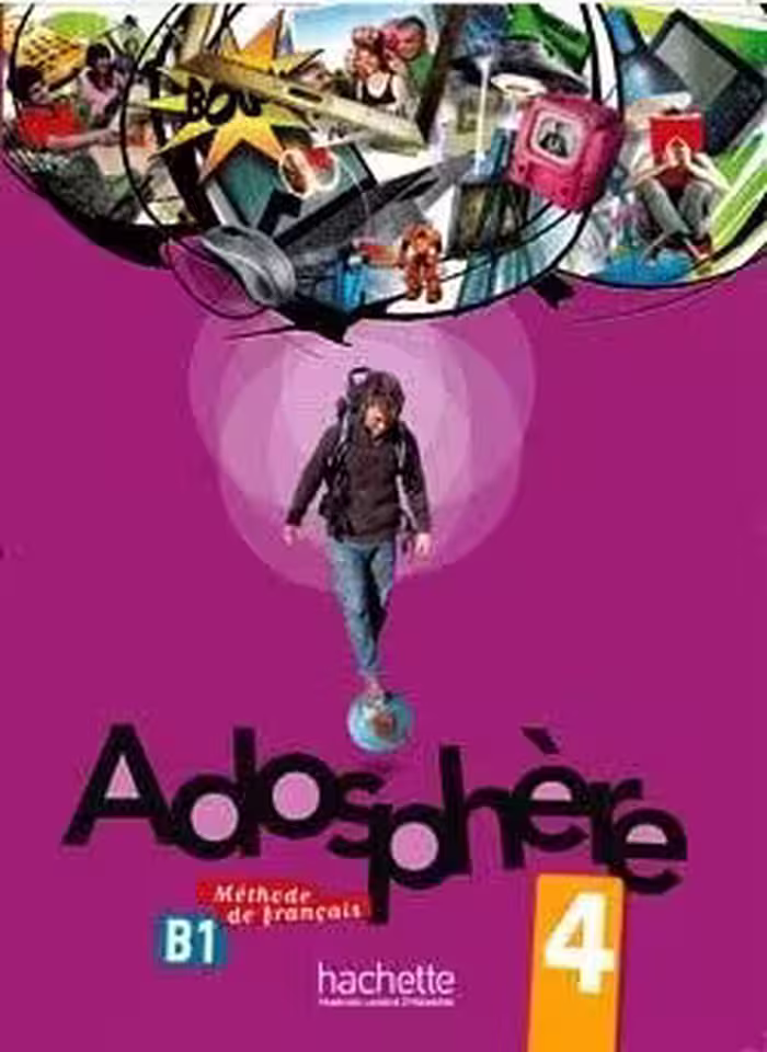 کتاب زبان فرانسوی ادوسفیر Adosphere 4   Cahier