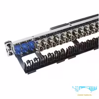 پچ پنل 24 پورت Cat6 SFTP لگراند 33563Legrand Cat6 STP Loaded 24 Port Patch Panel 335 63