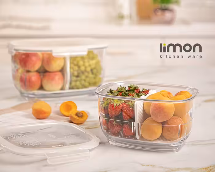 ظرف نگهدارنده ی میوه لیمون 5 لیتری