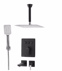 متعلقات حمام KWC مدل ورونا تیپ 4 مشکی