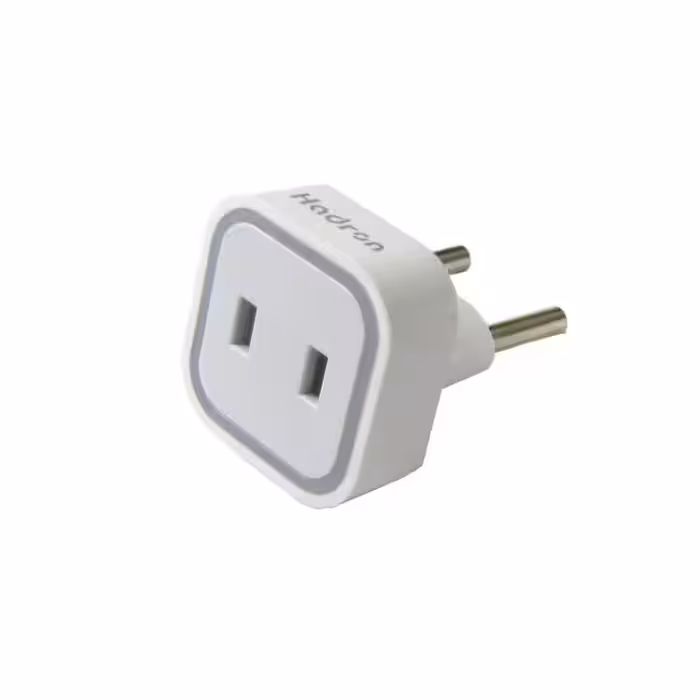 تبدیل دوشاخه برق هادرون 2 به 2 مدل Hadron A08-1