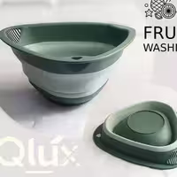 (پس کرایهلگن تاشو مثلثی آبگیر سیلیکونی (پس کرایهQlux 00952