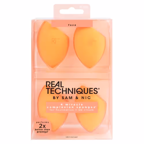 ست بیوتی بلندر اسفنجی ریل تکنیک 4 عددی Real Techniques F Miracle Complexion Sponges