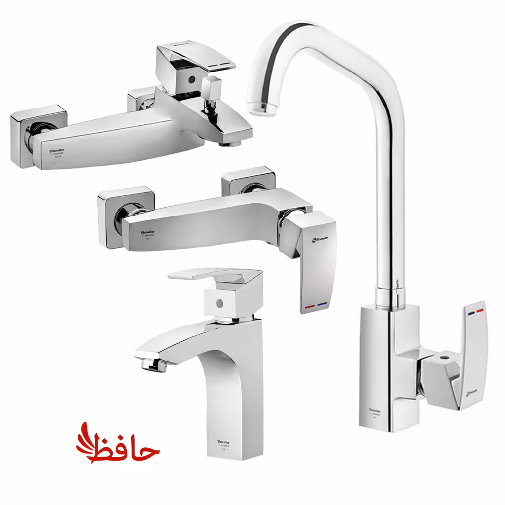 ست شیرالات شودر مدل باواریا کروم
