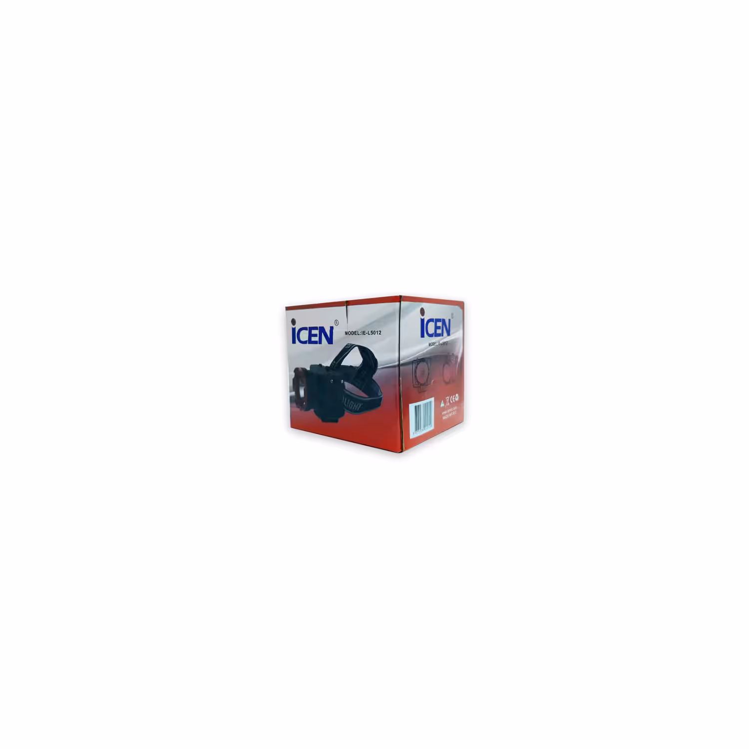 چراغ قوه ال ای دی شارژی پیشانی بندی یا هدلایت تک لامپ 1 وات مدل IE-L5012