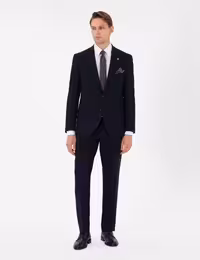 کت و شلوار مردانه سرمه ای پیرکاردین