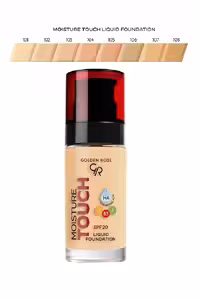 کرم پودر گلدن رز مدل MOISTURE TOUCH شماره 106