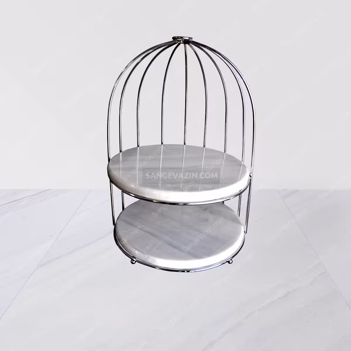 استند سرو قفسی دو طبقه