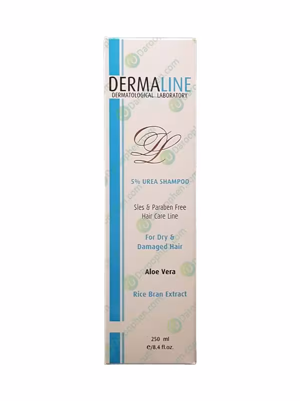 شامپو اوره 5 درصد درمالاین برای موهای خشک و آسیب دیده – 250ml Dermaline 5% Urea Shampoo For Dry And Damaged Hair