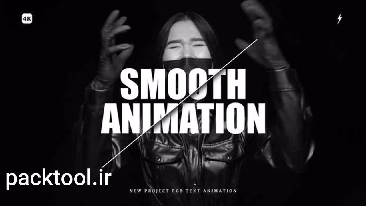 دانلود پروژه آماده پریمیر پرو پریست متن رنگی و انیمیت RGB Text Animation - پک تول