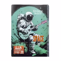 دفتر سیمی ایلیا طرح فضانورد 50 برگ