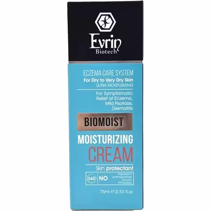 کرم مرطوب کننده پوست خشک اورین بیوتک 75 میلی لیتر | Evrin Ultra Moisturizing Cream For Dry to Vert Dry Skin 75ml