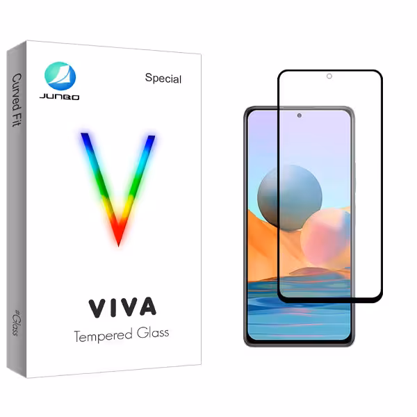 محافظ صفحه نمایش شیشه ای جانبو مدل Viva Glass مناسب برای گوشی موبایل شیائومی Redmi Note 11 4G