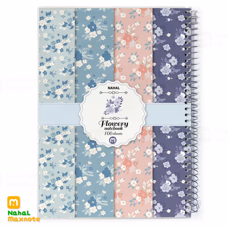 دفتر 100 برگ سیمی طلقی کد 3112.طرح 7