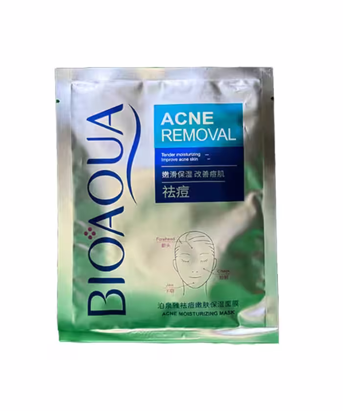 ماسک ورقه ای ضد جوش وآکنه بیوآکوا bioaqua anti acne
