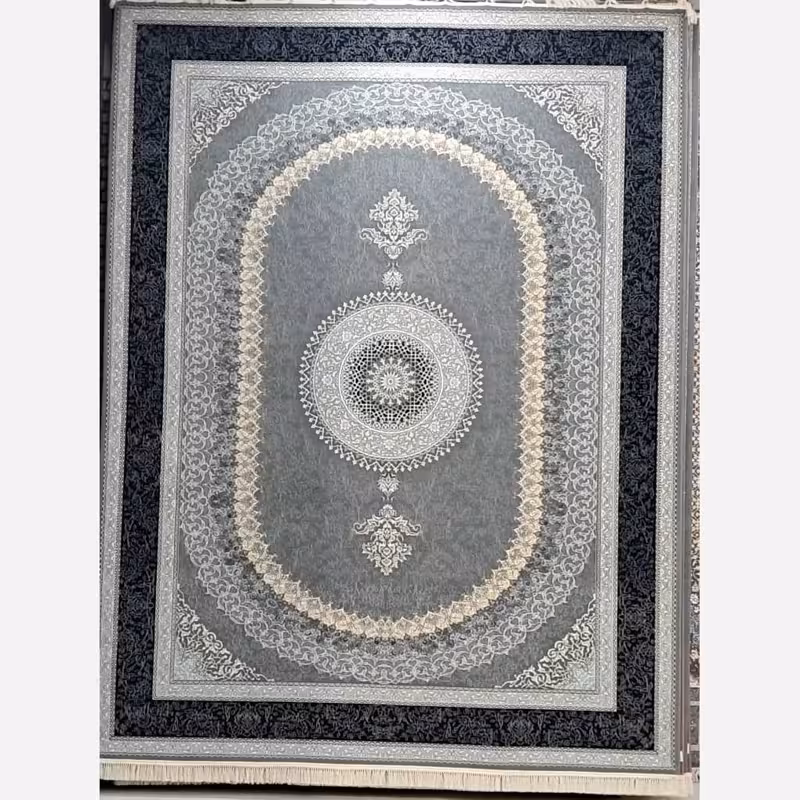 فرش 6متری 700شانه نخ اکریلیک کاشان نقشه افشان بافت نرم و زیبا