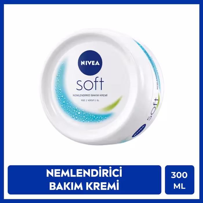کرم دست و صورت نیوآ Nivea مدل سافت حجم 300 میل