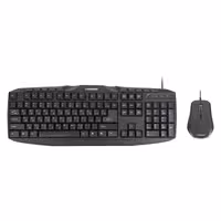 کیبورد و ماوس گرین مدل GKM-305، سوئیچ ممبران، Full-size | کالا مکس