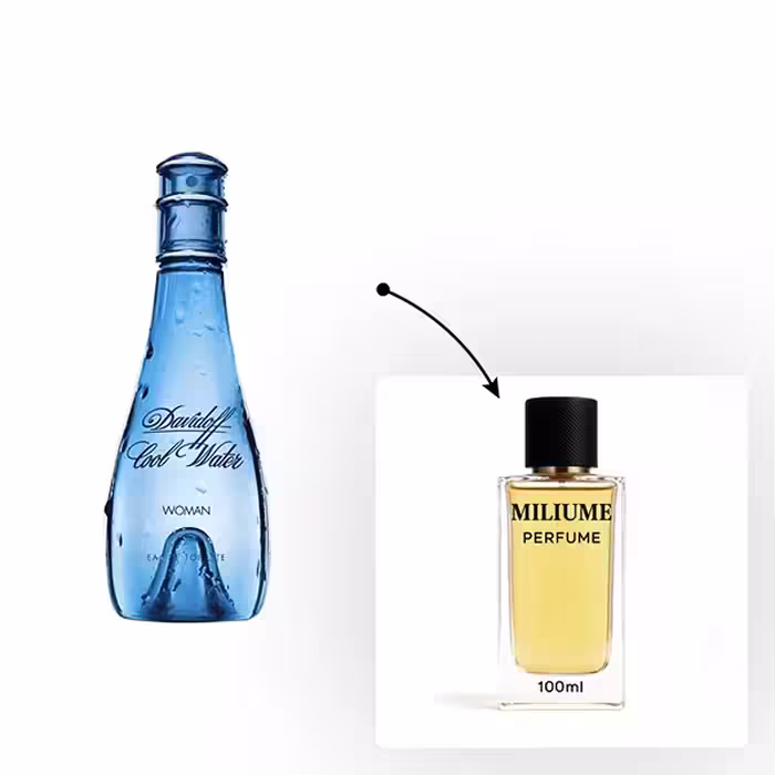 اسانس عطر Davidoff Cool Water برند Givaudan - کد 2372 - دیویدوف کول واتر زنانه 100ML - میلیوم پرفیوم