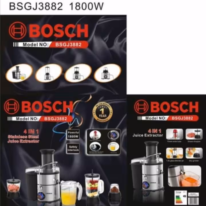 آبمیوه گیری 4 کاره بوش مدل BSSJ3882