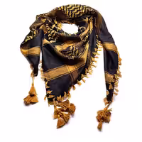 چفیه ( شماق ) زرد خردلی کد 240012