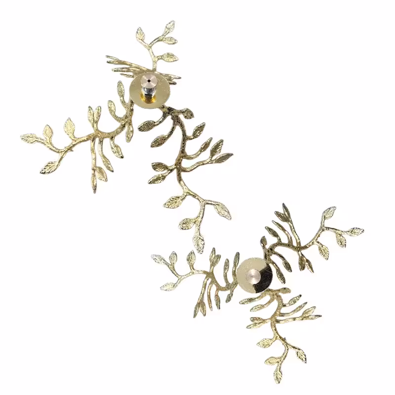 پایه برگ سه تایی طلایی قطر30 ارتفاع10 سانت