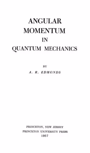 خرید و دانلود نسخه کامل کتاب Angular momentum in quantum mechanics