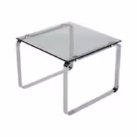 میز عسلی برند نیلپر مدل FOS 378d (شیشه دودی)