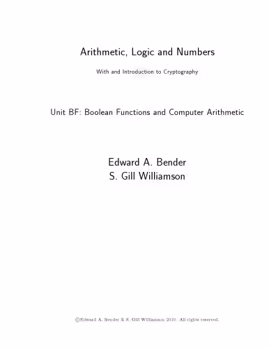 خرید و دانلود نسخه کامل کتاب Arithmetic, Logic and Numbers, Sets, Equivalence and Order