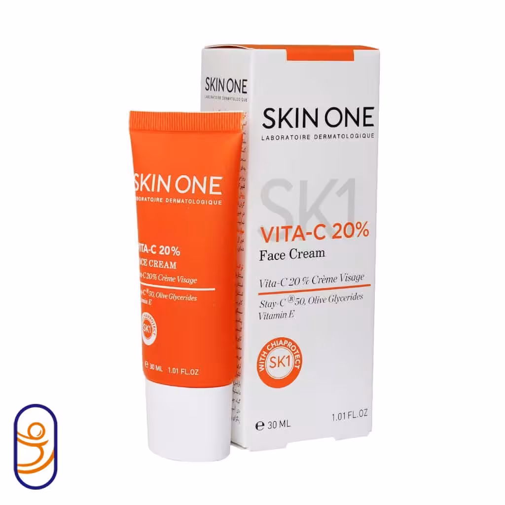 کرم صورت حاوی ویتامین سی اسکین وان