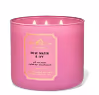 شمع بث اند بادی ورکز با رایحه Rose Water & Ivy