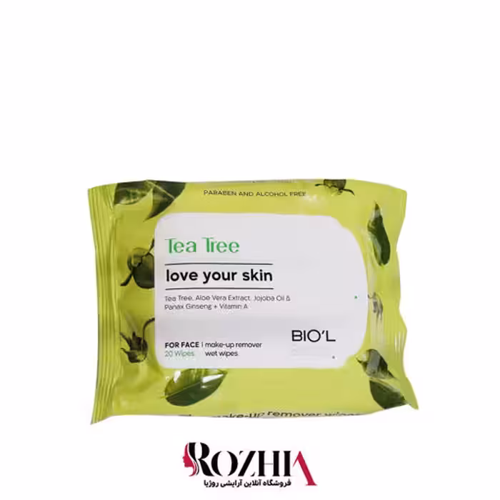 دستمال مرطوب بیول مدل Tea Tree