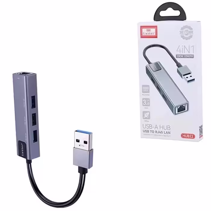 هاب USB 3.0 چهار پورت ارلدام HUB22 Earldom ET-HUB22