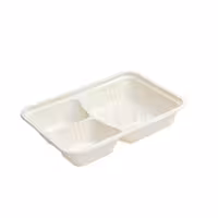 ظرف غذا سه خانه گیاهی طرح آلومینیوم بهزیست کارتن 100 عددی