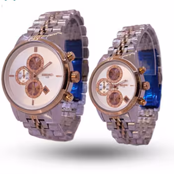 ساعت مچی ست سیکو کورنو گراف رزگلد استیل | SEIKO VIP