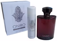ادکلن اونیرو فرگرانس ورد (Fragrance World Oniro) اصلی، به همراه اسپری