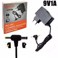 آداپتور مودم و دوربین  9 ولت 1 آمپر دوسر Kaiser K-AD09