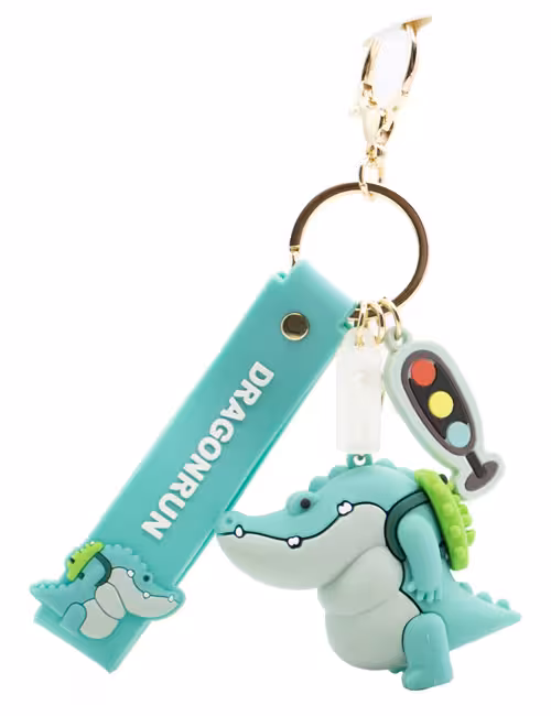 جاکلیدی سیلیکونی فانتزی طرح دراگون‌ران کروکودیل