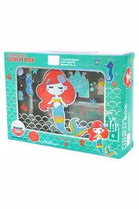 ظرف غذای داخل استیل 800 میل طرح پری دریایی کد u2087