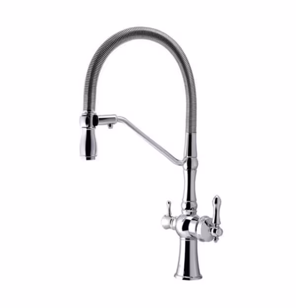 شیر ظرفشويی دوکاره درخشان مدل آکوا