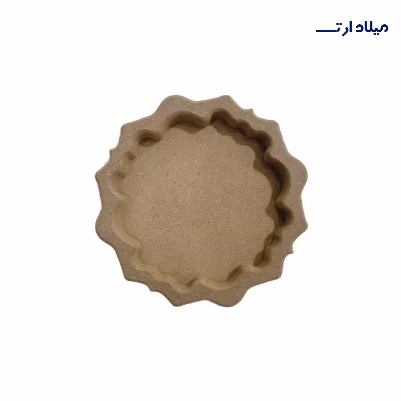 بیس MDF گرد فرمه لبه دار قطر 16سانت