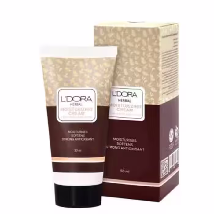 کرم گیاهی نرم‌کننده دست و صورت لدورا هربال 50 میلی لیتر یا هلث نوشن